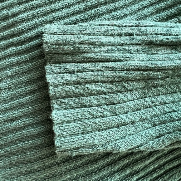 WILD FABLE cardigan sweater long small green button front - Picture 7 of 10